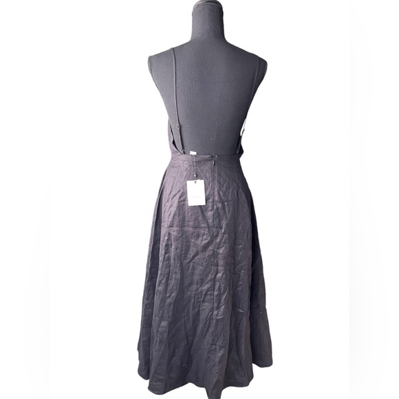 Anthropologie Sau Lee Linen Black Maxi Dress (NWT - SOLD OUT) - Picture 12 of 12